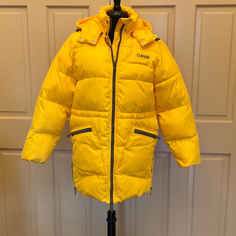 GANNI oversized puffer coat